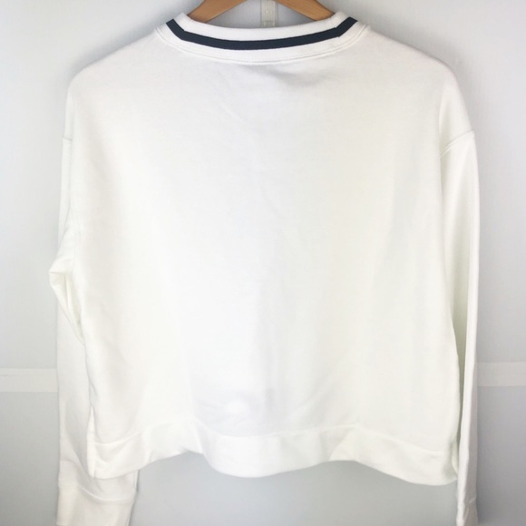 Adidas Originals Trefoil Crop Top Sweat Shirt NWT - Picture 6 of 7